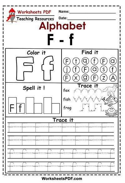 free alphabet worksheets pdf all letters