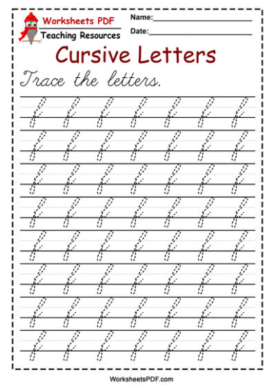 letter f worksheets