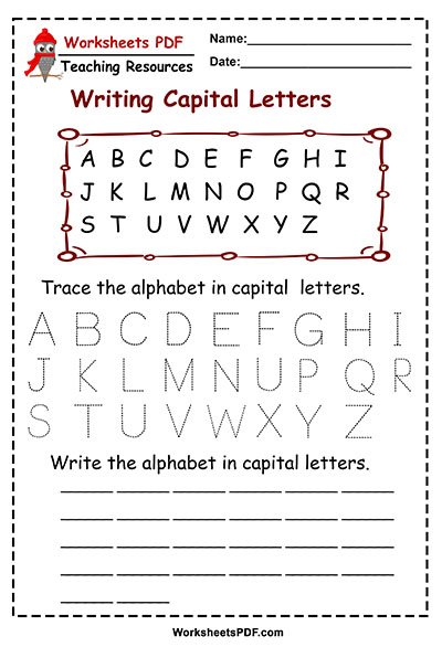 Writing Capital Letters