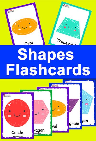 Shapes Flashcards - Free Printables - Worksheets PDF