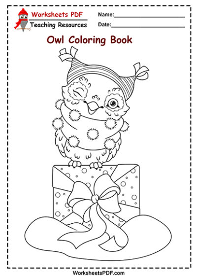 Owl Coloring Book - Worksheets PDF