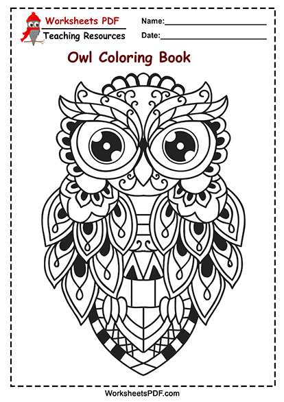 owl pages coloring 0017 17