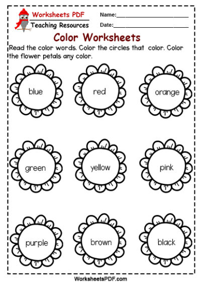 Color the circles that color
