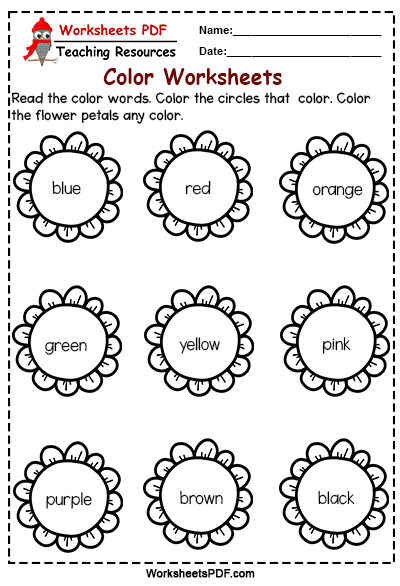 Color the circles that color