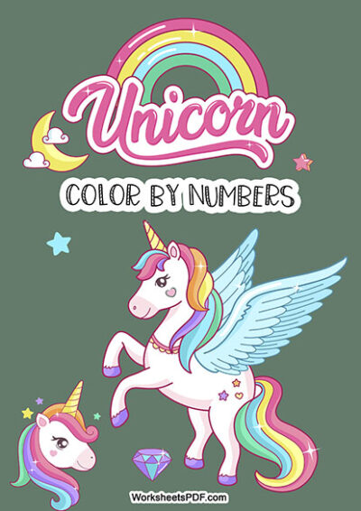 Unicorn Color by Numbers