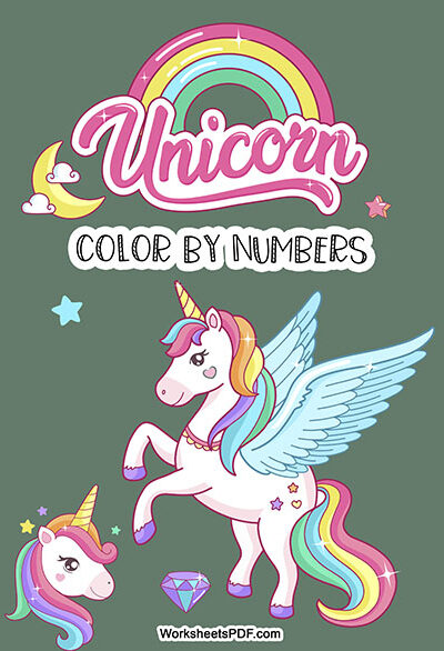Unicorn Color by Numbers