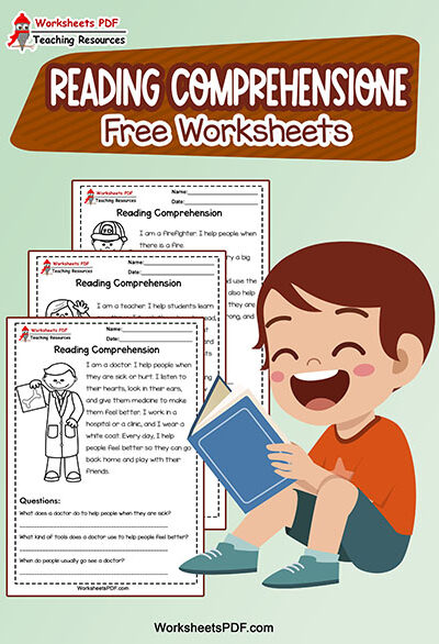 Reading about professions worksheets