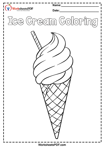 Ice cream coloring pages 11