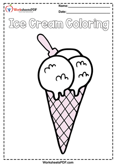 Ice cream coloring pages 14