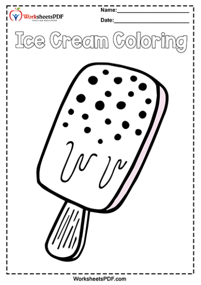 Ice cream coloring pages 15