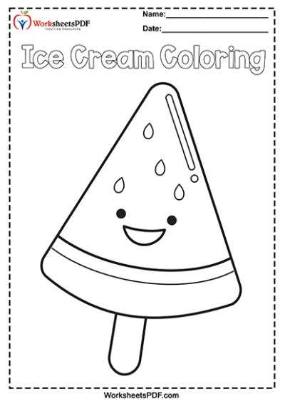 Ice cream coloring pages 24