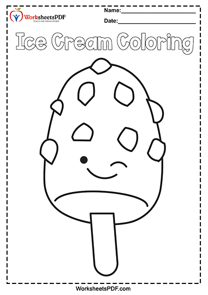 Ice cream coloring pages 27
