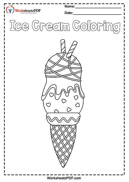Ice cream coloring pages 30