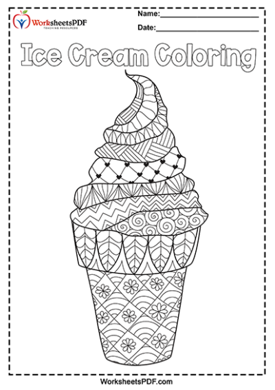 Ice cream coloring pages 31