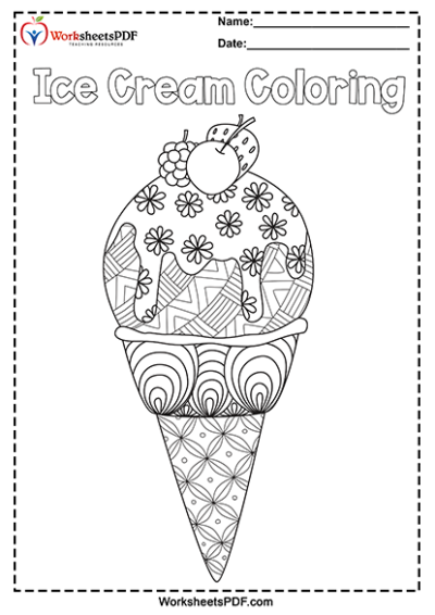 Ice cream coloring pages 35