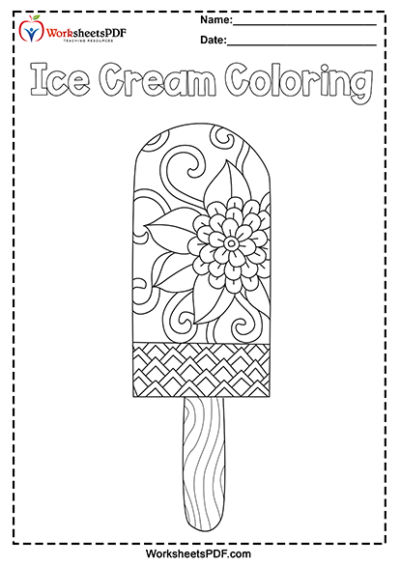 Ice cream coloring pages 36