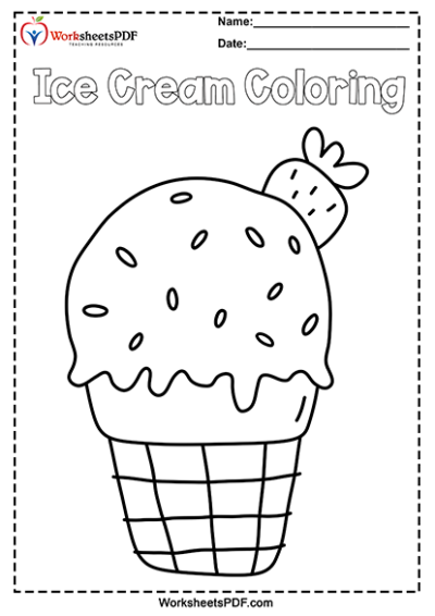 Ice cream coloring pages 38
