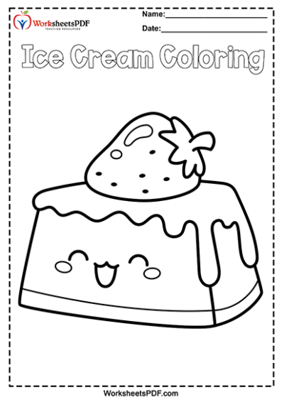 Ice cream coloring pages 6