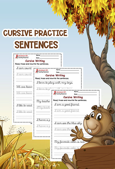 Cursive Practice Sentences 0000 0