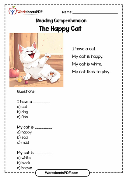 Kindergarten Reading Worksheets 0003 Kindergarten Reading Worksheets 4
