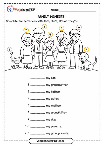 Complete the sentences with