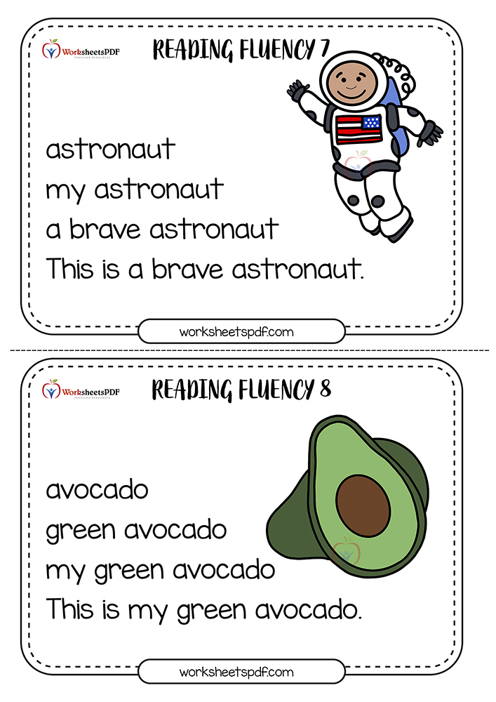 Letter A Reading Fluency